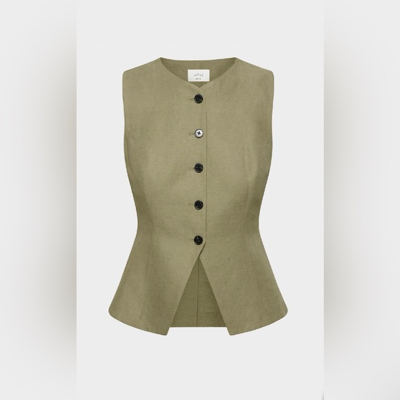 SOLD!!! Aritzia Wilfred Regal Vest - Crepette - Picture 1 of 9